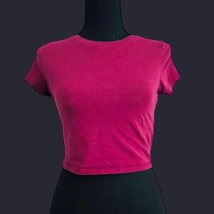 Fashion nova burgundy Crop Top